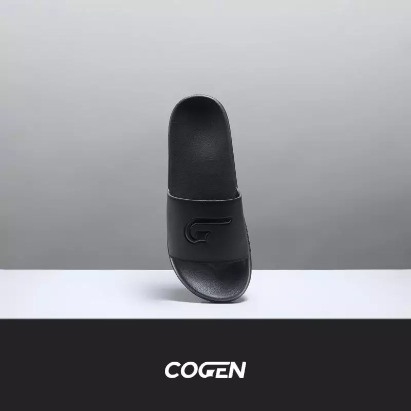 Sandal Pria Cogen Signage Series - Black