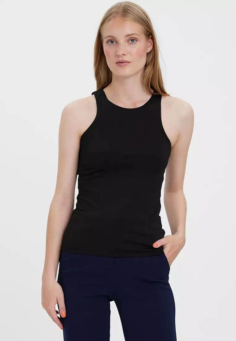 Buy Vero Moda Bianca Sleeveless Tank Top in Black 2024 Online