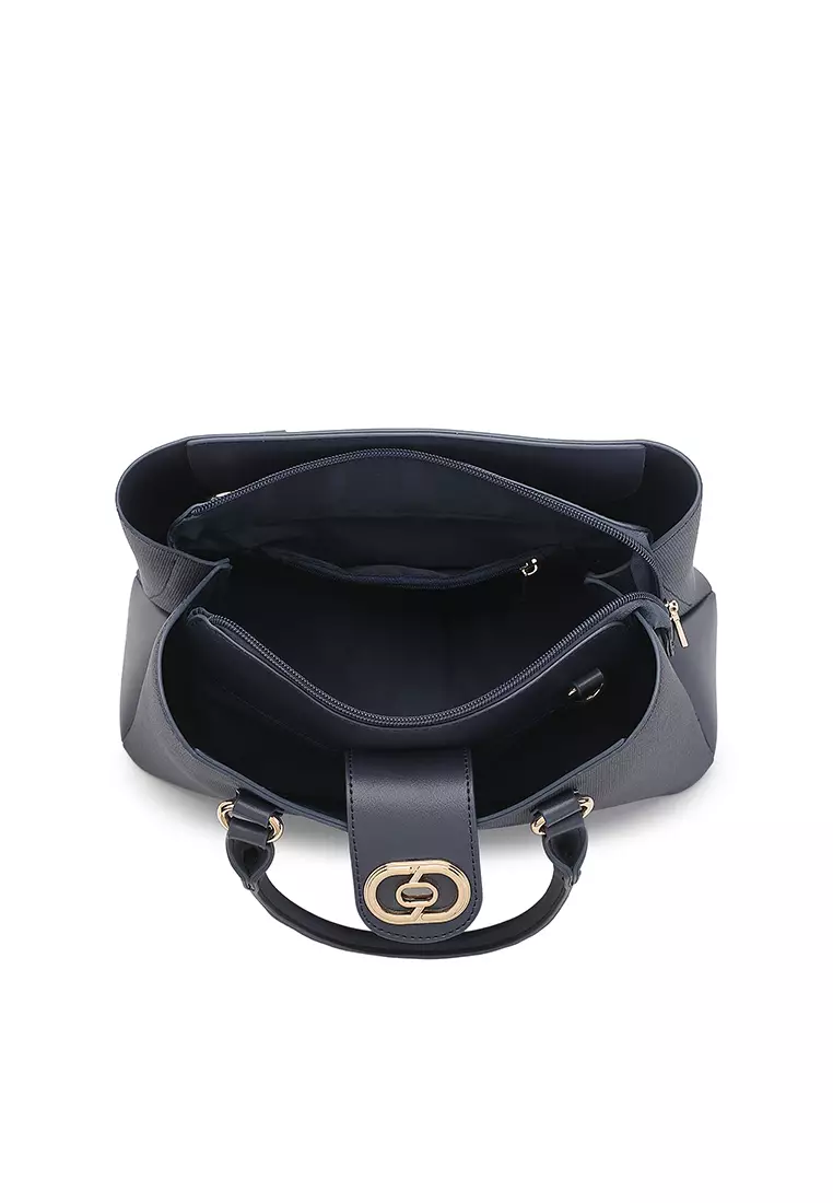 Women's Top Handle Bag / Sling Bag / Crossbody Bag - Navy