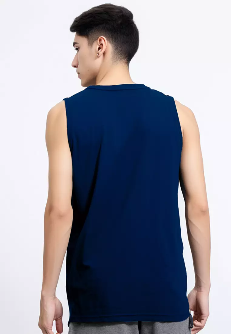 MTI56 Kutung Pria Casual Svn Katakana Sidewaist Navy