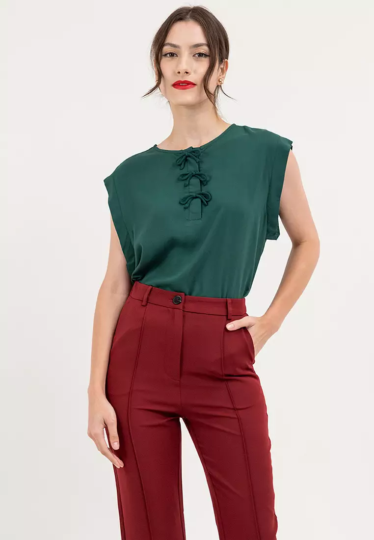 BADOMODA Mailee Bow Detailed Blouse