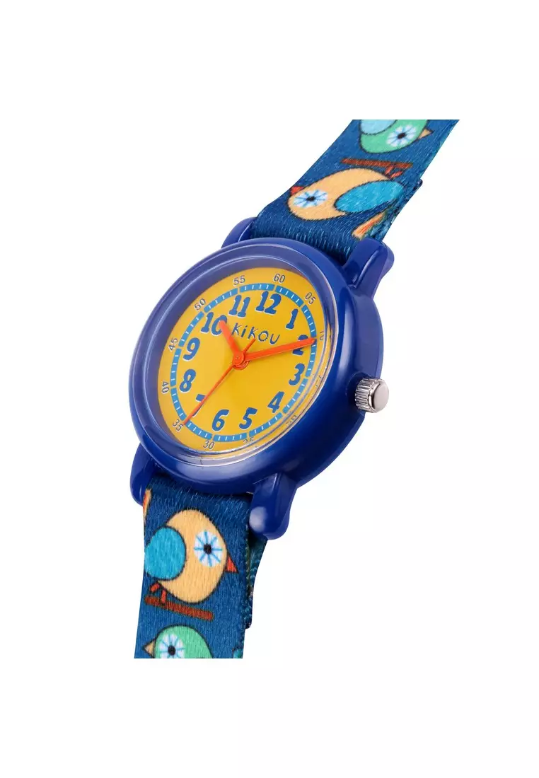 【Christmas Gift】 Kikou Cartoon 系列 28mm 橙色 錶盤 兒童手錶 R4551104001