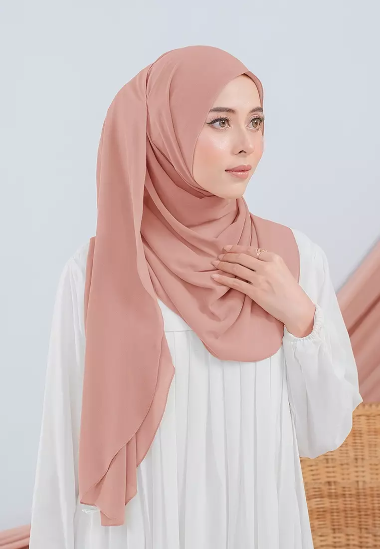 HIJAB INSTAN SABIYA - PEACH