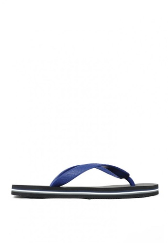 Jual Panama Sandal Panama Sendal Jepit Pria Black Navy Sandal Pantai Original Zalora Indonesia