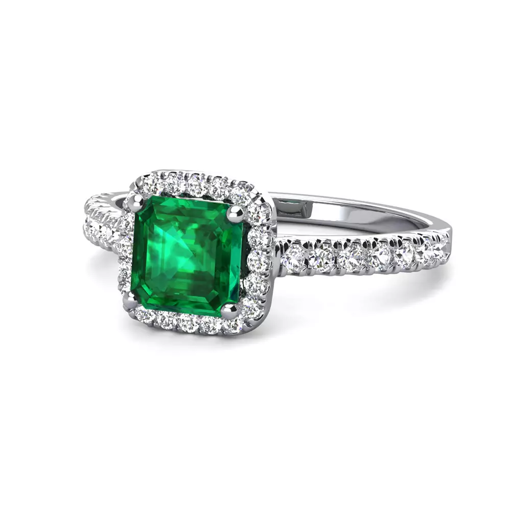 [ EMERALD COLLECTION ] Emerald Ring S295 - Cincin Emerald S925 by Her Jewellery