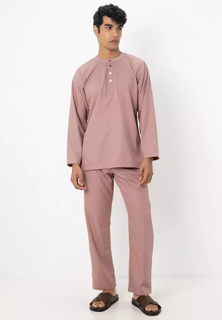 JASPAR 鈕扣領現代Baju Melayu套裝