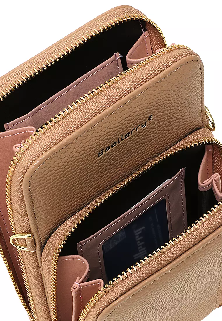 Sling Bag Tas Selempang Wanita Dompet HP Multifungsi Many Slot Material PU Leather ORIGINAL