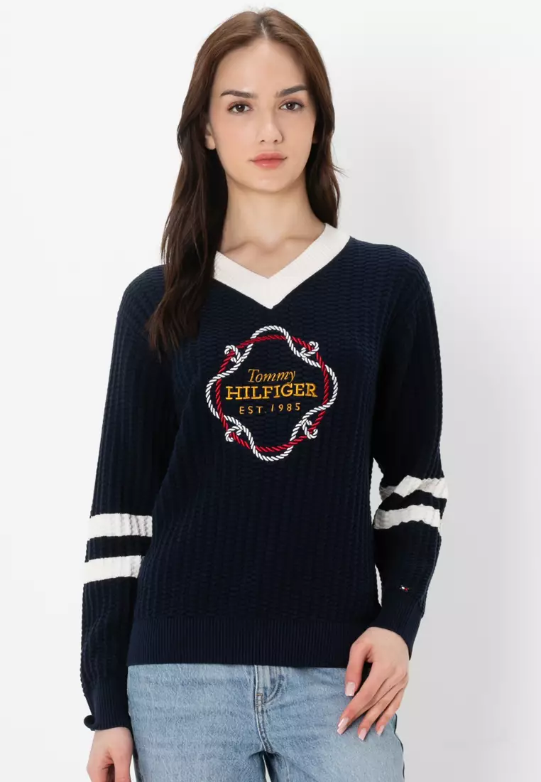 Ubuy Tommy Hilfiger V Neck Sweaters Buy Tommy Hilfiger Classic V
