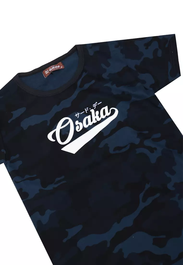 Nade FT002T s/s Lds Camo Osaka Blue-blk