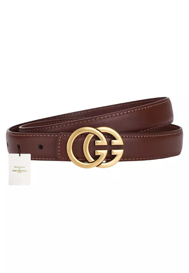 Gg on sale leather belt