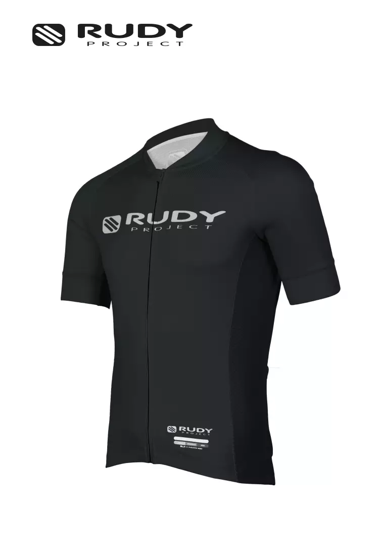Core Cycling Jersey – Black | Breathable Performance Apparel