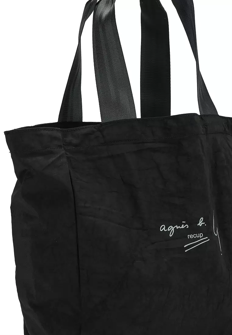 agnès b. Classic Crinkle Tote Bag 2024 | Buy agnès b. Online | ZALORA ...