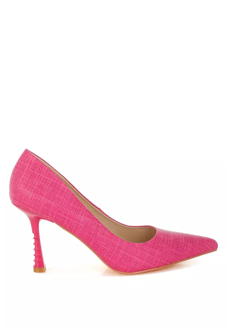 Discount on London Rag  shoes - SKU: Pointy Toe Pumps in Pink