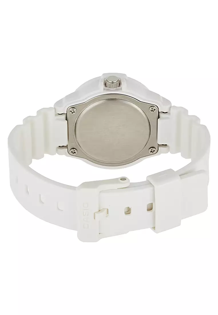 Casio - Jam Tangan Wanita - White - Resin Strap - LRW-200H-1EVDF