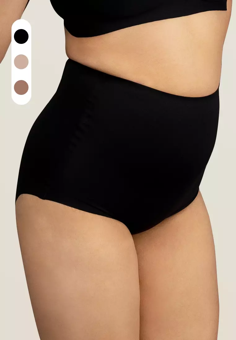 Next to Skin Ladies Women Seamless Heatpress Comfort Silk Soft High Rise Shaper Panty Clara-01 - 3in1 (Assorted)