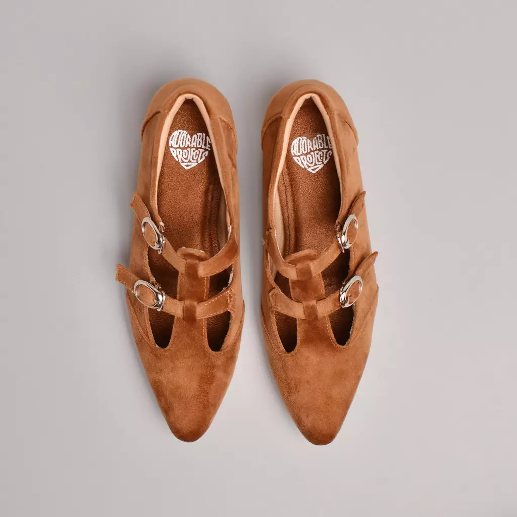 Adorable Projects - Adinda Heels Brown - Sepatu Wanita