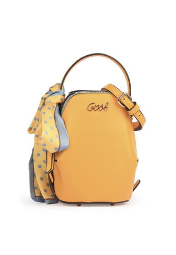GOSH yellow Lunaria 552 Sling Bag 75D76AC147E3F4GS_1
