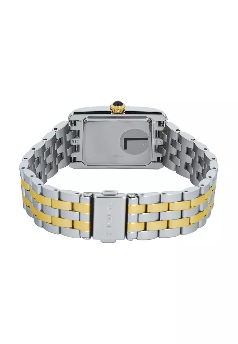 Seiko Ladies SWR093P1 - Jam Tangan Analog Wanita - White Dial - Dual Tone Stainless Steel
