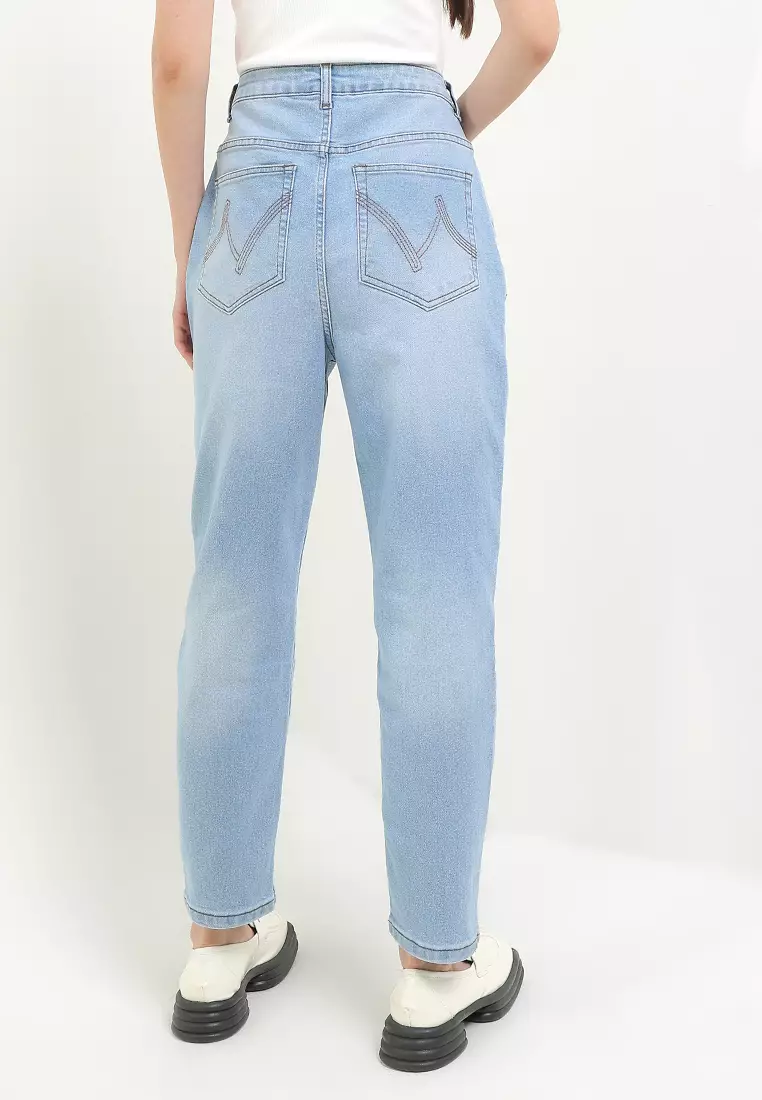 Ophelia Mom Fit Denim Pants