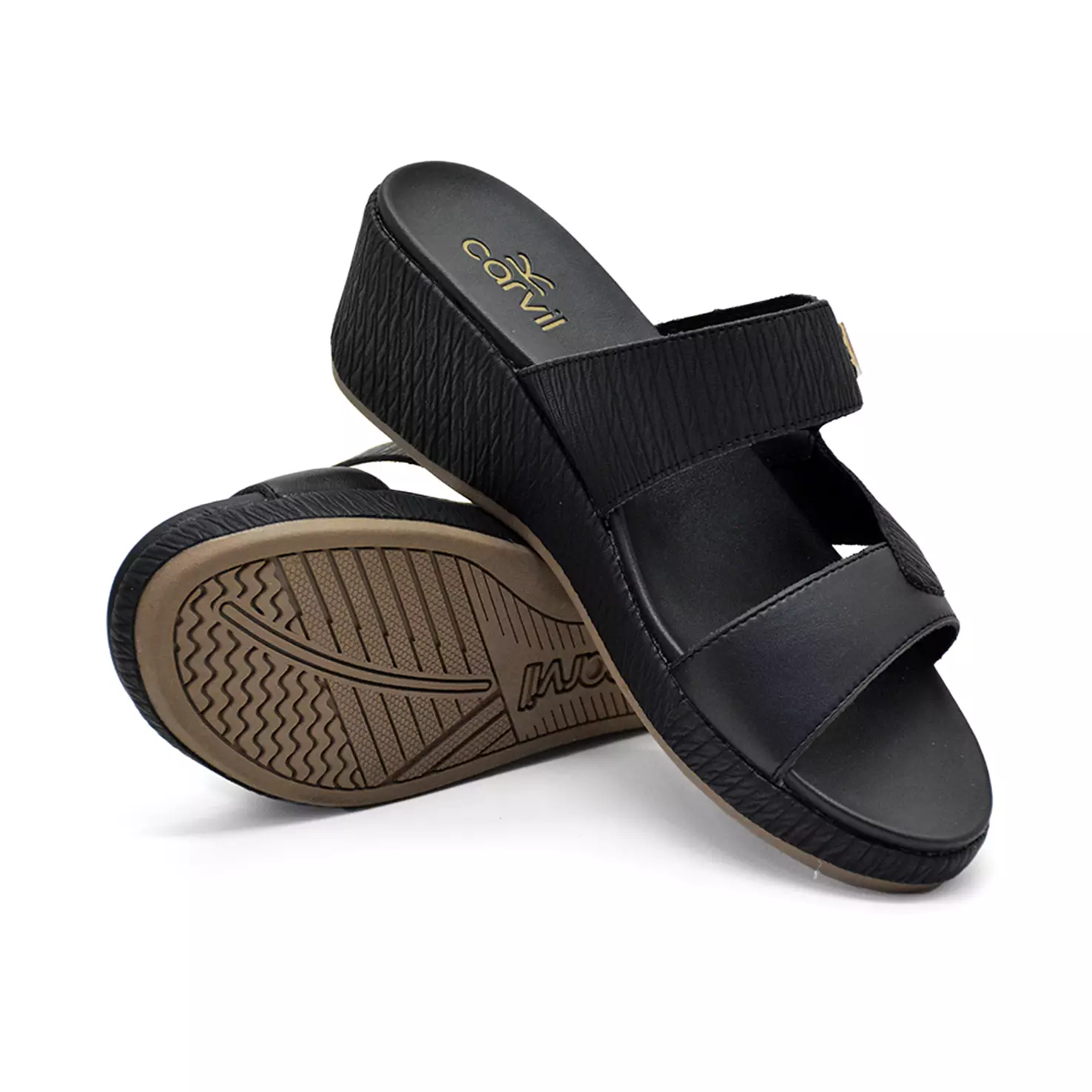 Carvil Sandal Wanita Kiryu-02 L Black