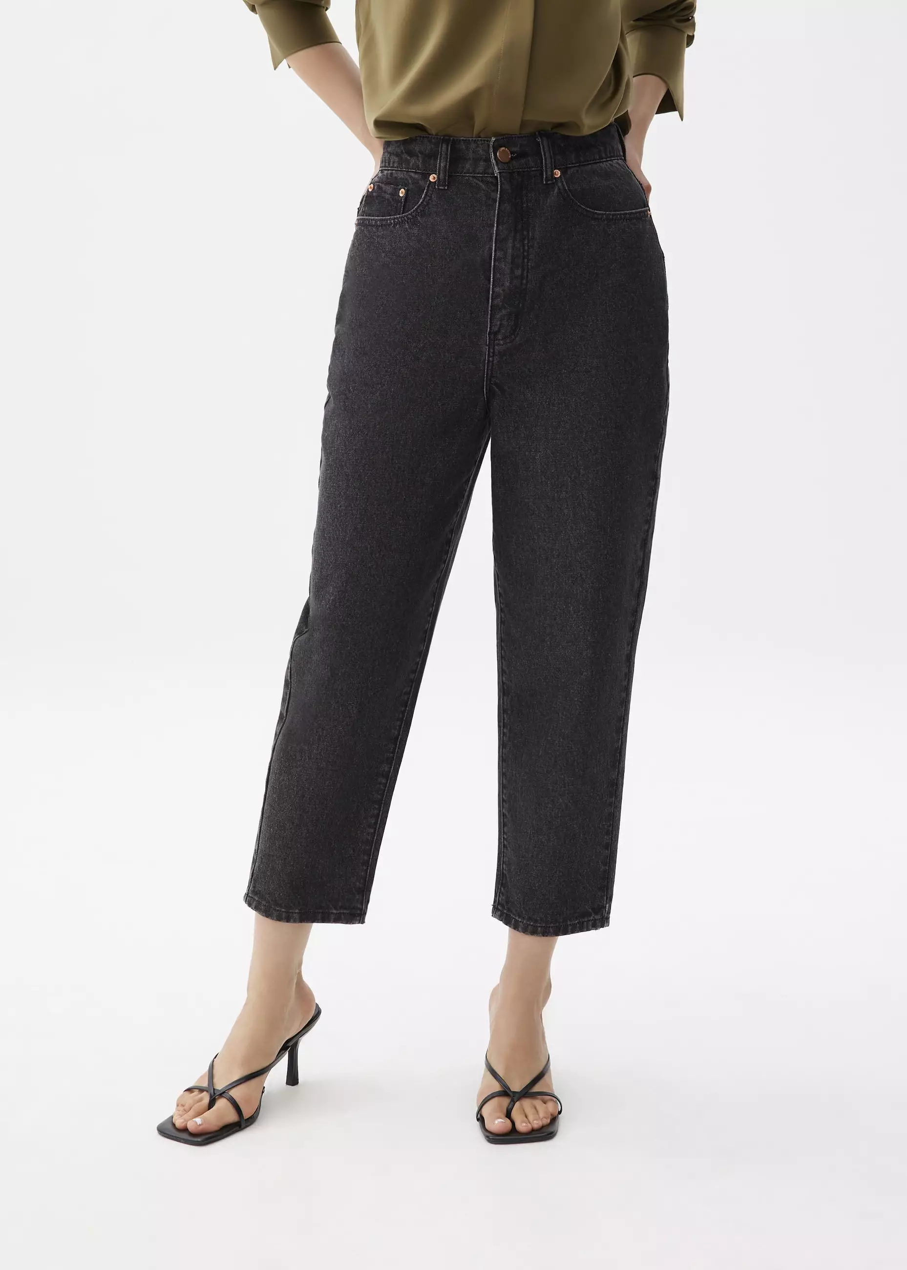 Jual Love, Bonito Celana Wanita Flynn Cropped Mom Jeans Original