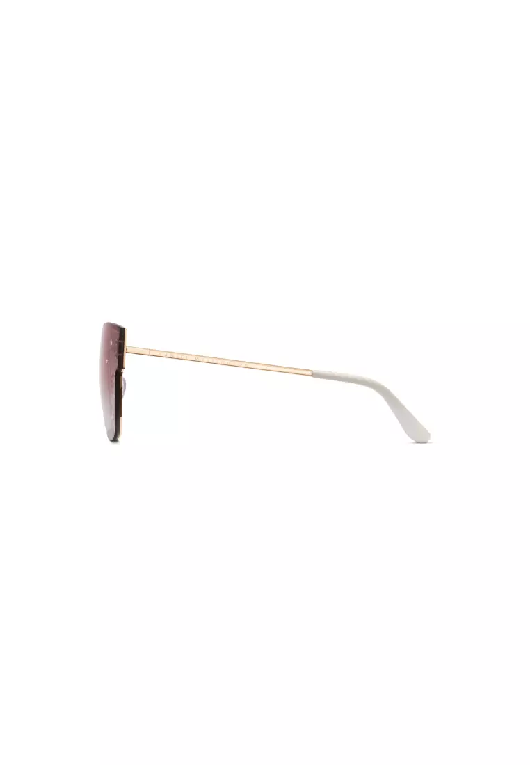 STEEL GRANDE Rose gold Eastern Fit PINK GRADIENT - DW Eyewear - Sunglasses for men and women