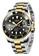LIGE black and silver and gold LIGE Unisex Classic Diver's Stainless Steel Quartz Watch with turning Bezel on Steel Bracelet B85B6AC1538FF0GS_1