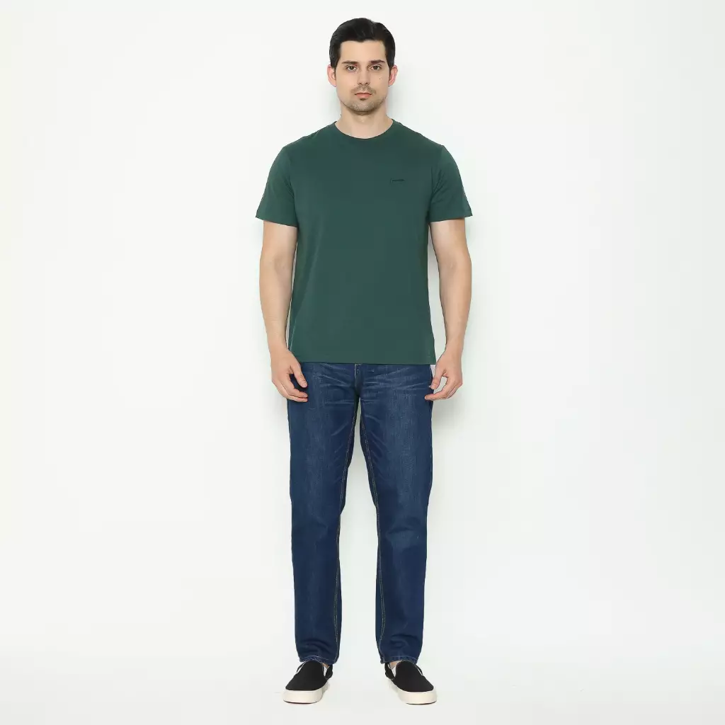 Hammer Man Basic Tee Z1TO001G5 I Kaos Reguler Lengan Pendek Hijau