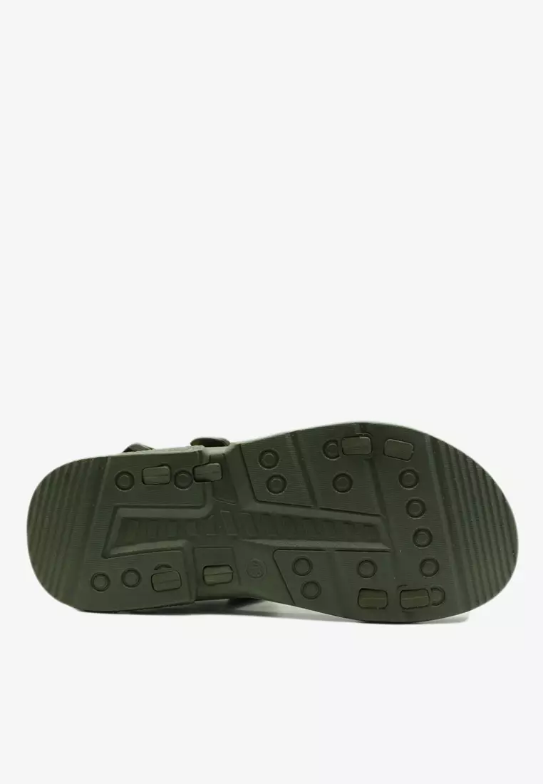 Dr Cardin Men Adjustable Triple Strappy Sandals D-EOQ-7983