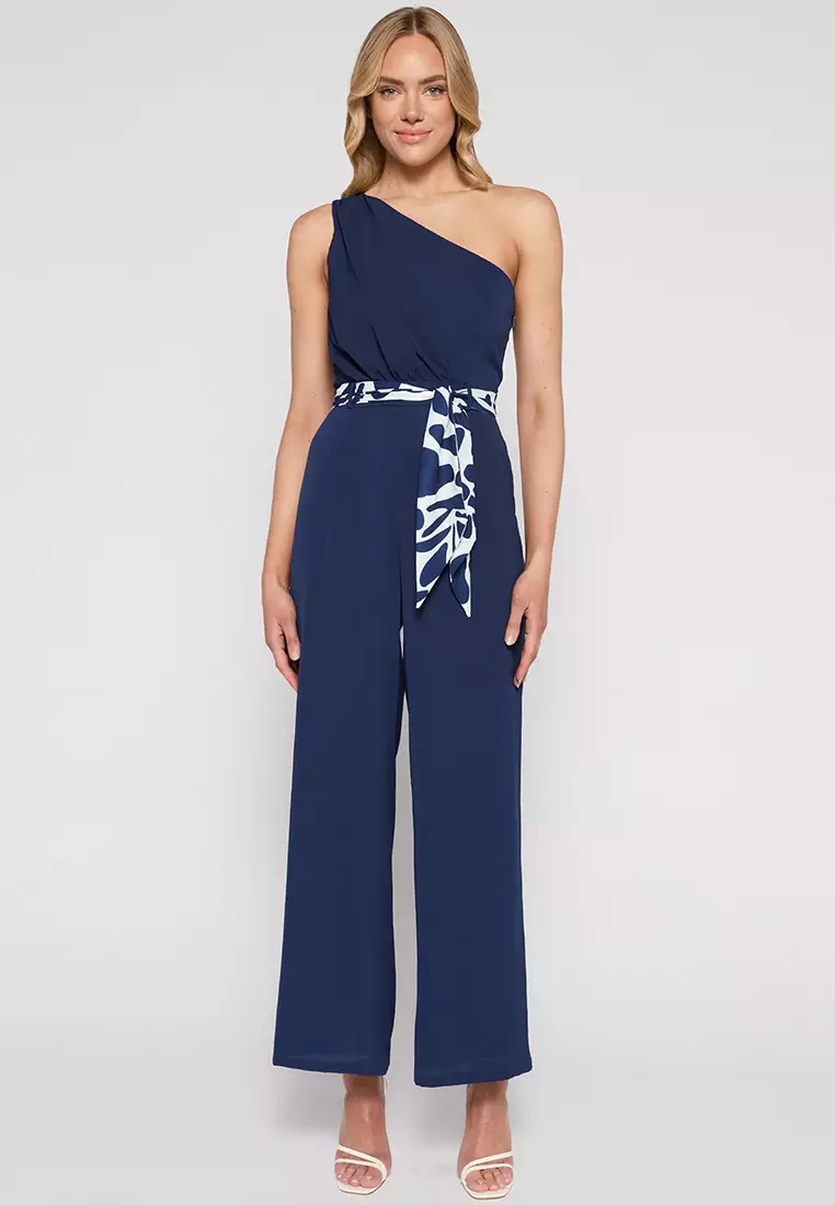 Toga Jumpsuit With Contrast Belt