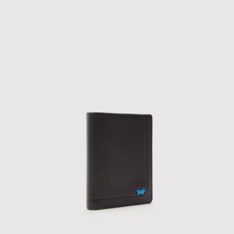 BRAUN BUFFEL DEPP TRI-FOLD VERTICAL WALLET