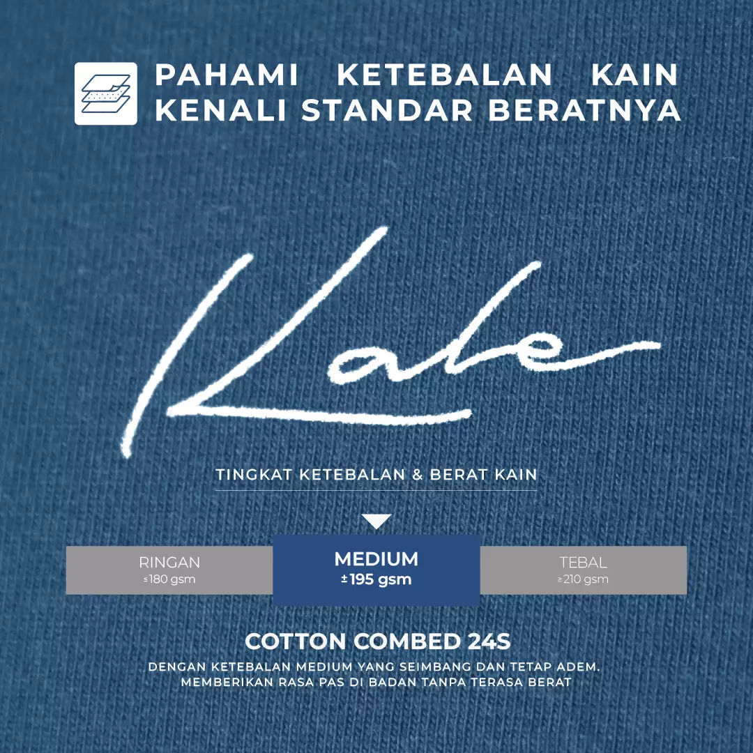 Kale Exo Denim / Atasan Kaos Pria / Baju Kaos Pria / Kaos Basic Pria / Kaos Boxy Fit / Kaos Korea