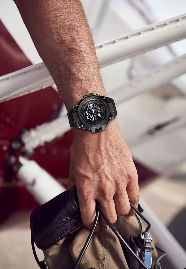 Jam Tangan Pria M0006 Analog&Digital Original Tali Silikon Anti Air Jam Tangan Cowok black