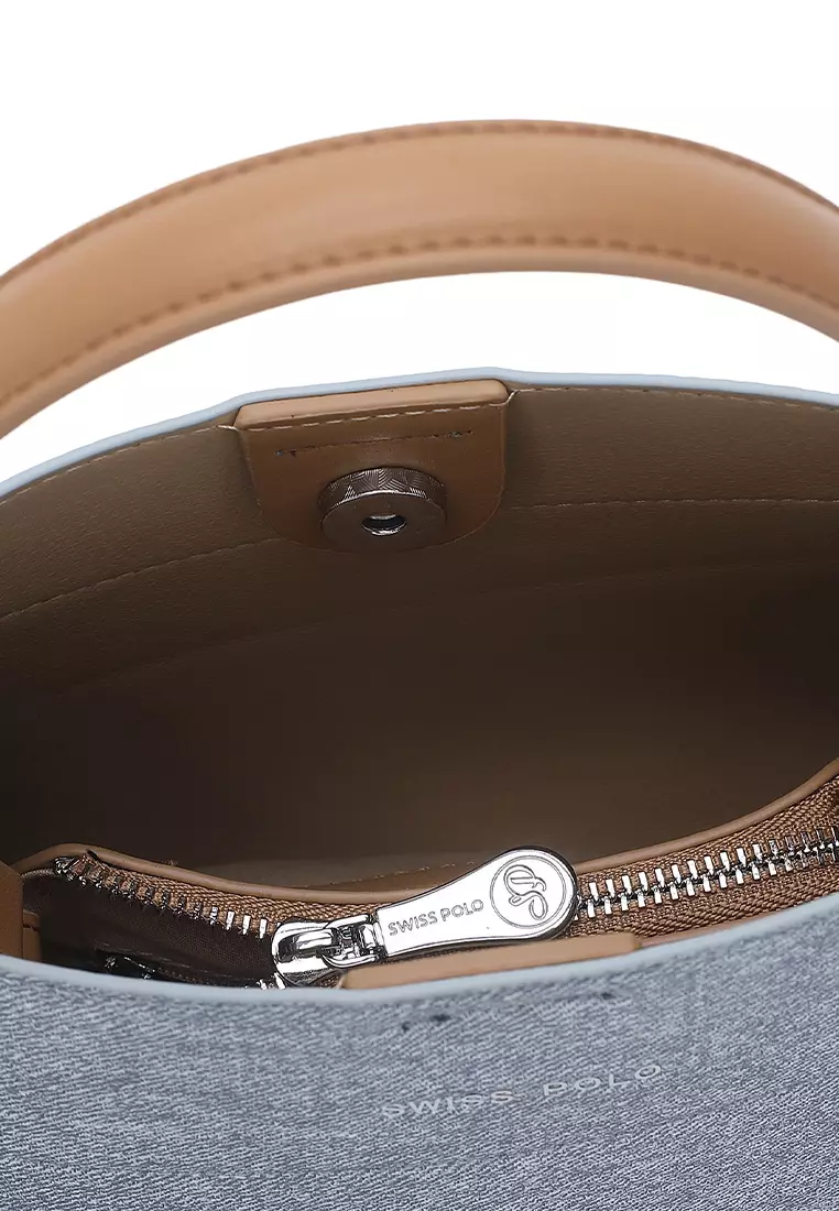 Women's Top Handle Bag / Sling Bag / Crossbody Bag / Shoulder Bag (手拿袋 / 斜孭袋 / 單肩包) - 藍色 / 棕色