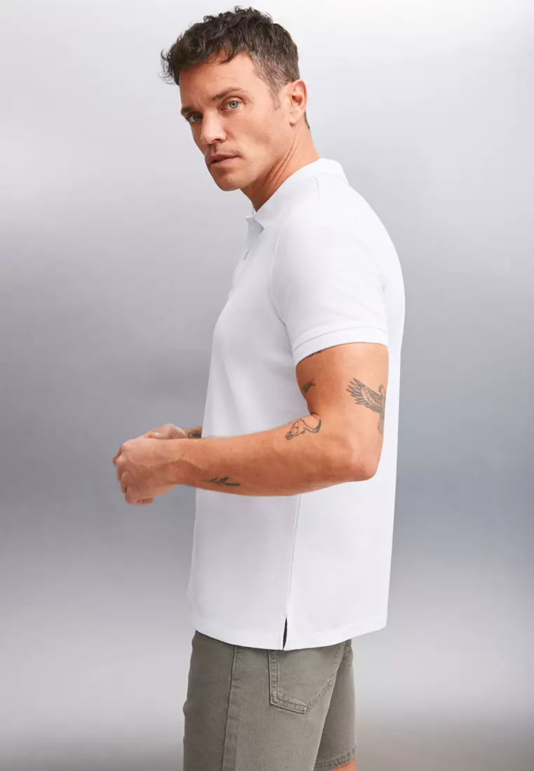 Short Sleeve Regular Fit Polo Collar Shirt