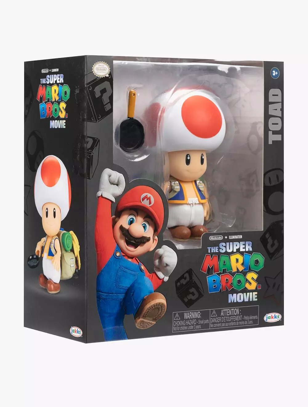The Super Mario Bros Movie 5" Figure with Accessory – Toad - NTM41719I - multi