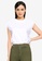 Noisy May white Ossy Padded Cropped Top 3CEA9AA9E42BBBGS_1