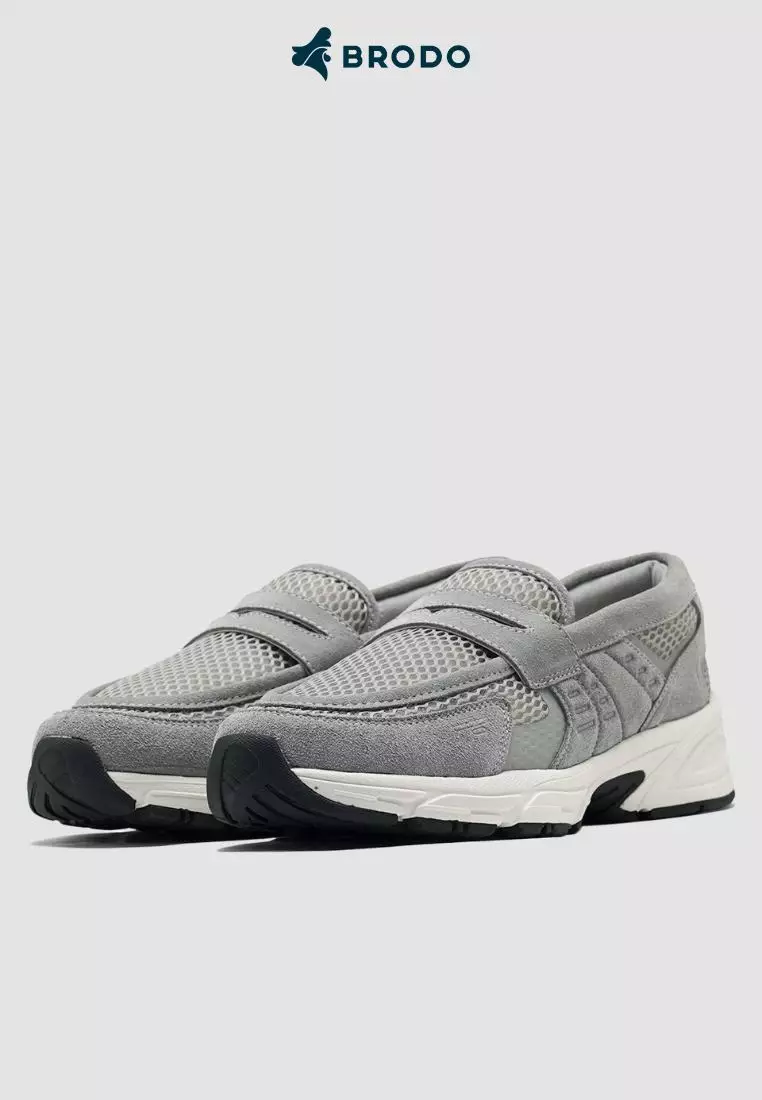 BRODO - Sneakers Ace Neptune Loafers Grey OWS