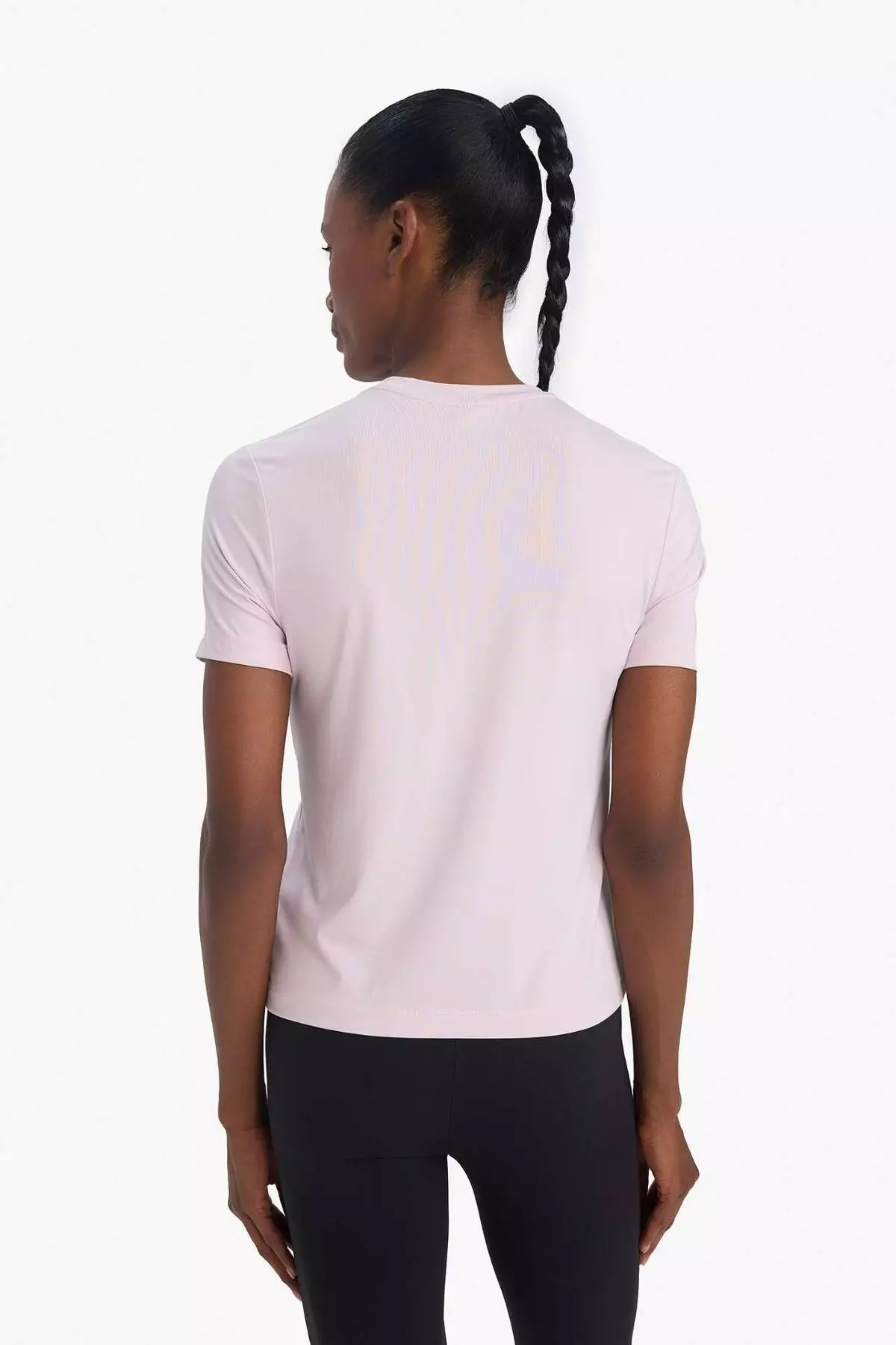 Defactofit Standard Fit Crew Neck Sportsman Basic Plain Short Sleeve White T-Shirt D2296Ax25Sp