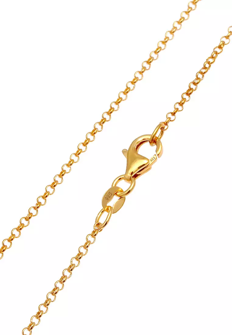 EXCLUSIVE Kalung Perhiasan Perak 925 Pria Chain Cross Gold Plated