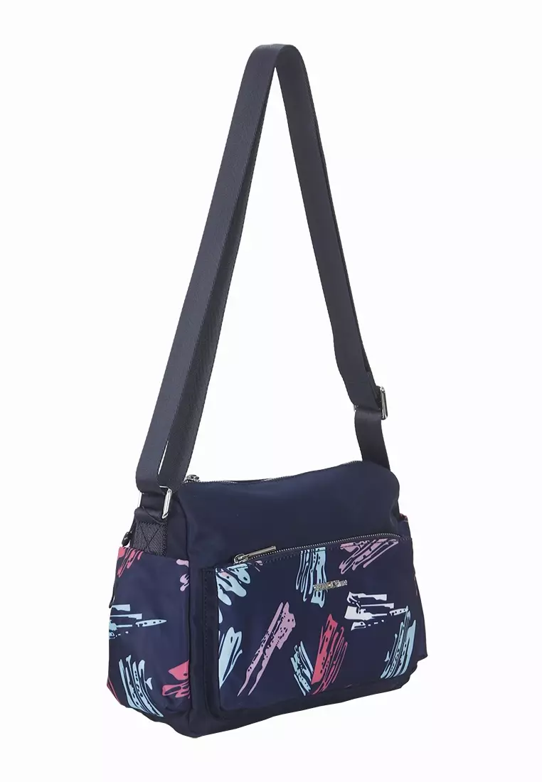 Travel Time Shoulder Bag 888-711832023 Blue