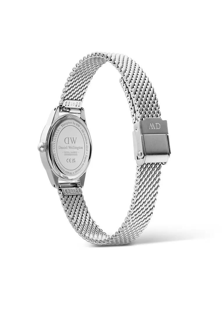 Ophelia Mini Mesh White Silver - Women Watch stainless steel watch DW Official Authentic Original jam tanggan perempuan DW jam tangan