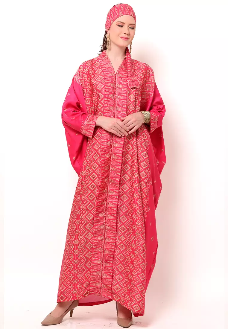 Kanzi Exclusive Long Sleeve Songket Kaftan