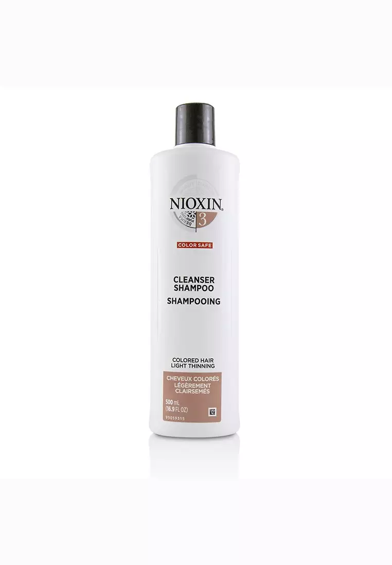Nioxin - Derma Purifying System 3 Cleanser Shampoo (Colored Hair, Light Thinning, Color Safe) 500ml/16.9oz