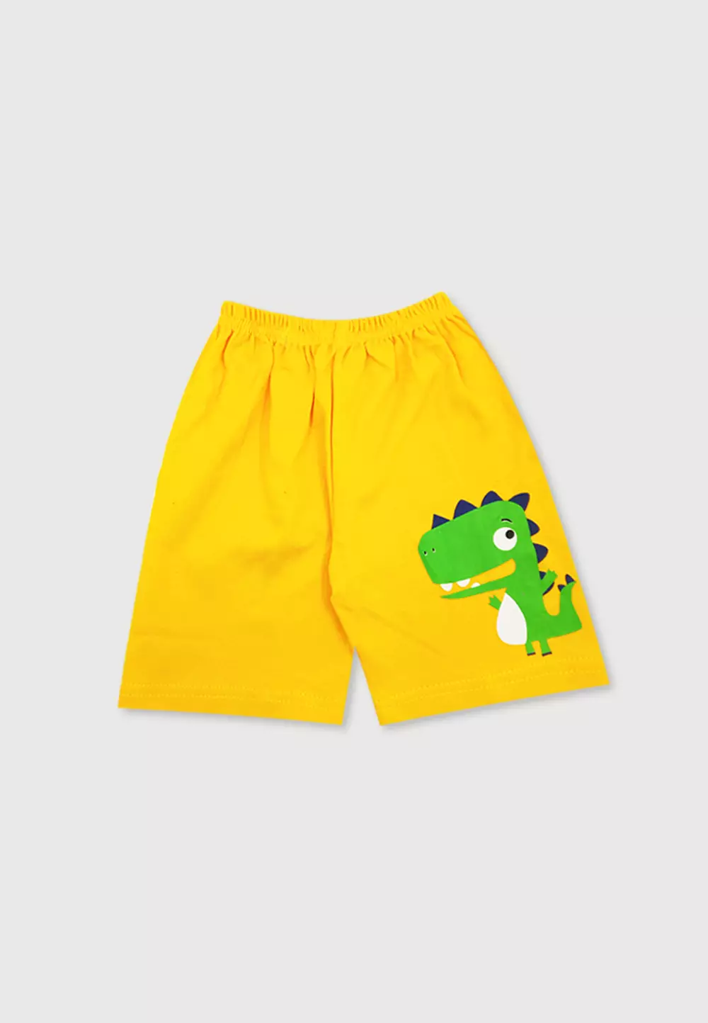 Wakakids Setelan Bayi Laki Laki Baju Singlet Anak Usia 12 Bulan Hingga 18 Bulan Set Celana Kaos Motif Dino 2955 Kuning