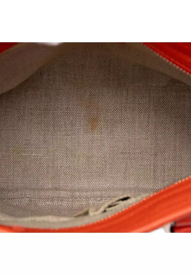 Pre-Loved Gucci Small Gg Canvas Bree Satchel
