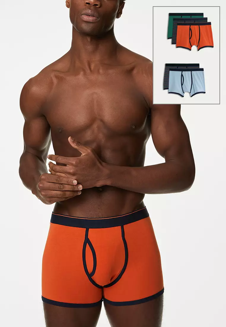 5pk Stretch Cool & Fresh™ Striped Trunks