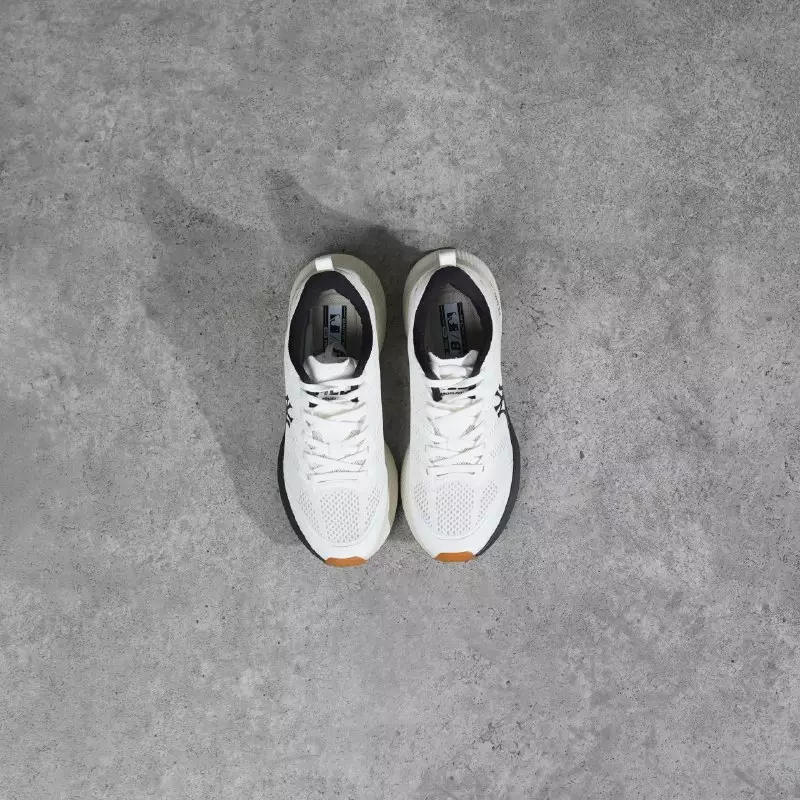 Sepatu MLB NY ATH FLOW BLACK WHITE SNEAKER 100% ORIGINAL