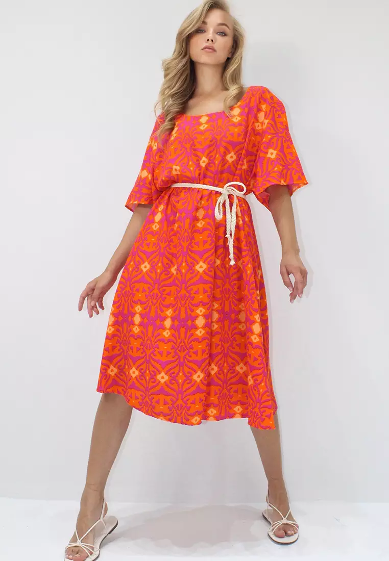 Viscose Midi Dress