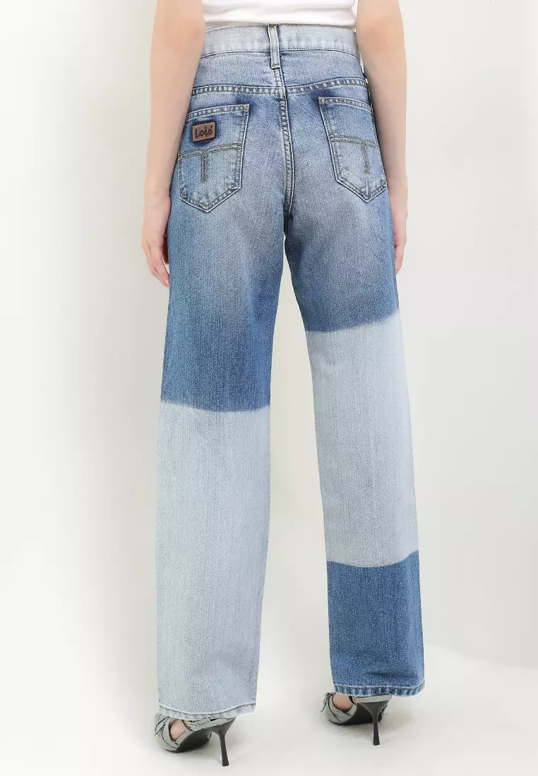 High Waist Wide Leg Denim Pant Fwl005